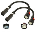 BBK 2015 Mustang GT V6 6-Pin Front O2 Sensor Wire Harness Extensions 12 (pair)