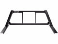 OPEN POST HEADACHE RACK WITH SMOOTH BLACK UPRIGHTS SMOOTH BLACK CENTER SIZE 1
