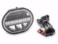 Go Rhino Blackout Series Lights 9 Inch Maxline LED Hi/Low Beam W/Multi Daytime Running Light Black Go Rhino