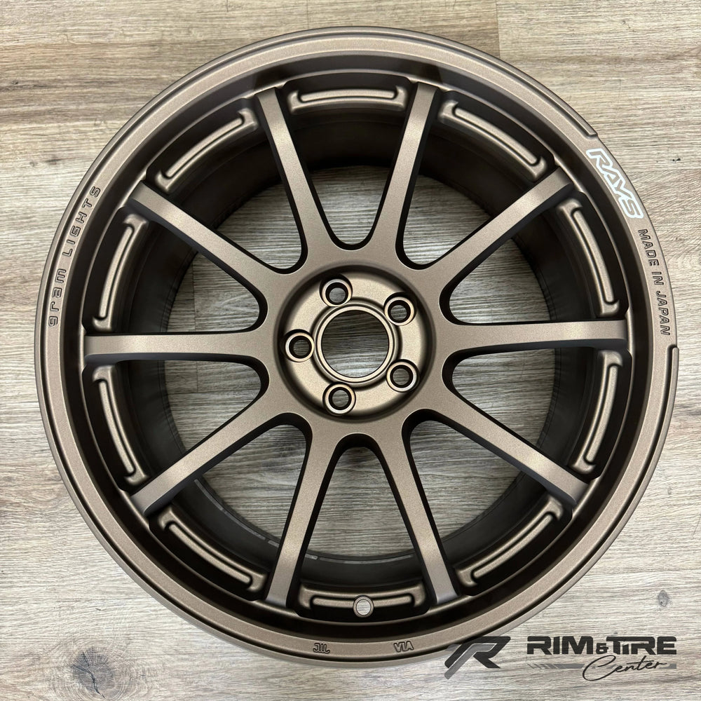 Gram Lights 57NR Limited Edition 18X9.5 +45 5x100 Rays Black Metal Coat (RB)