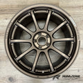 Gram Lights 57NR Limited Edition 18X9.5 +45 5x100 Rays Black Metal Coat (RB)