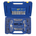 117PC MACHINE SCREW/FRACTIONAL/METRIC TAP + HEX DIE SET + DELUXE DRILL BIT SET