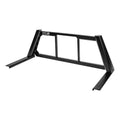 OPEN POST HEADACHE RACK WITH SMOOTH BLACK UPRIGHTS SMOOTH BLACK CENTER SIZE 4