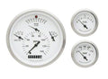 57 CHEVY 6 GAUGE SET WHITE