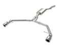 afe MACH Force-Xp 13-16 Audi Allroad L4 SS Axle-Back Exhaust w/ Carbon Tips