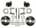 LEED Brakes Rear Disc Brake Kit  with Plain Rotors and Zinc Plated Calipers