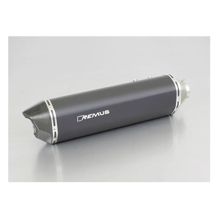 Remus black slip-on exhaust