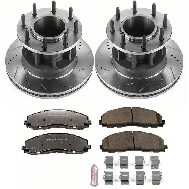 Power Stop 17-22 Ford F-350 Super Duty Front Z23 Evolution Brake Kit