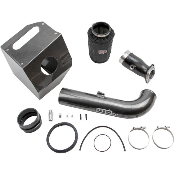 2017-2019 Duramax L5P 4in Stage 2 Intake Kit Fine Texture Black