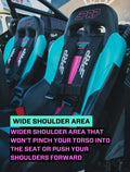 Shreddy Edition XCR Suspension Seat Cracked Black