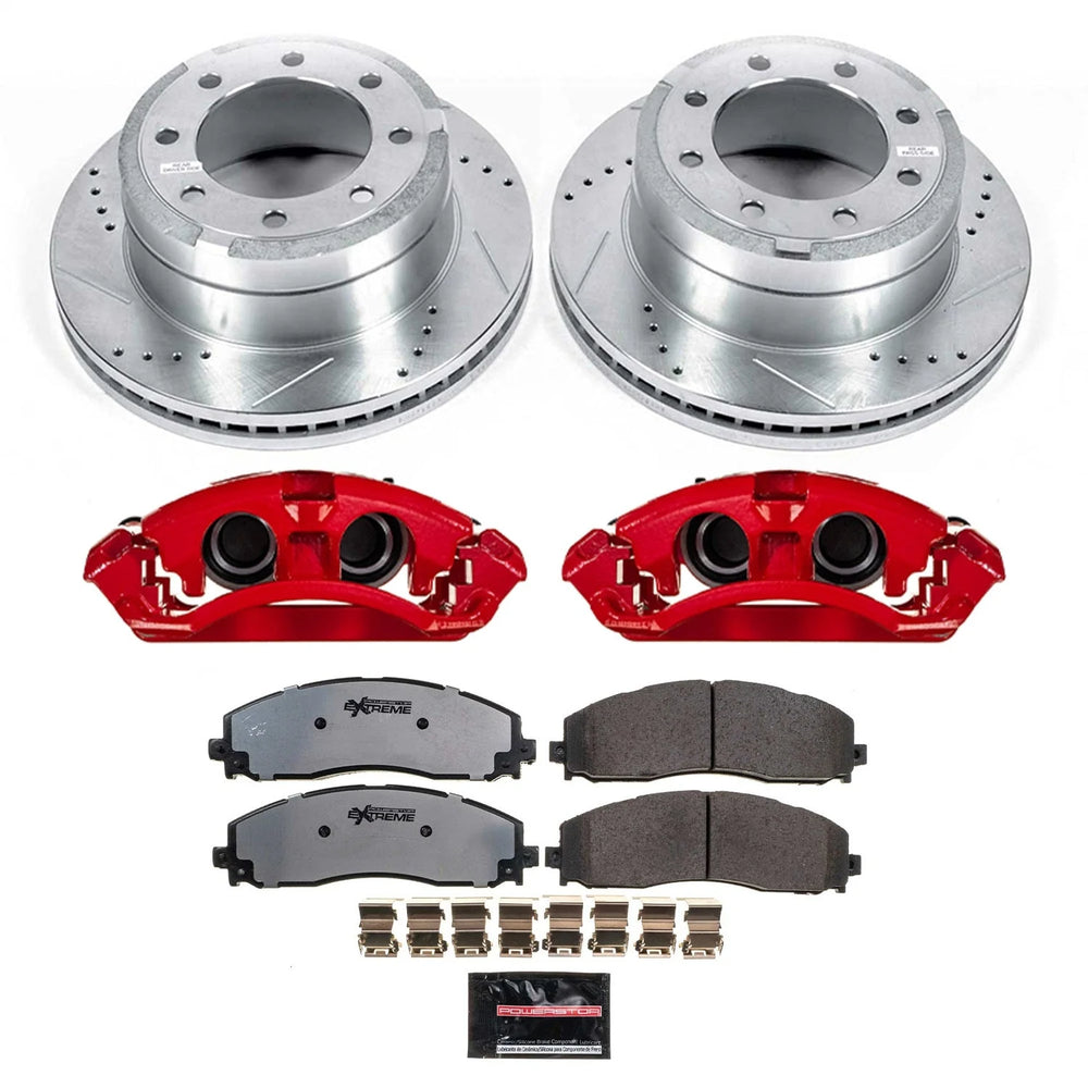 Power Stop 13-22 Ford F-250 Super Duty Rear Z23 Evolution Kit w/Cals