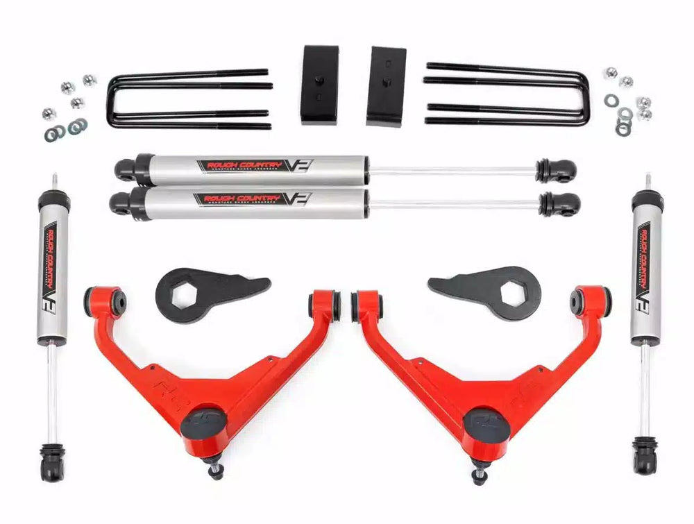 3 Inch Lift Kit FT Code V2 Chevy/GMC Sierra/Silverado 2500 HD Suburban/Yukon XL 2500 (01-10)