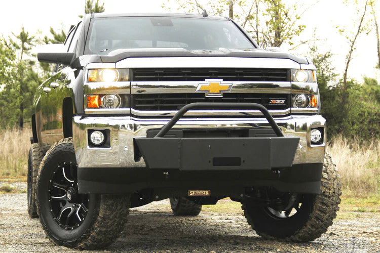 1517 GM 25003500 LARGE FRAME WINCH MOUNT MATTE BLACK