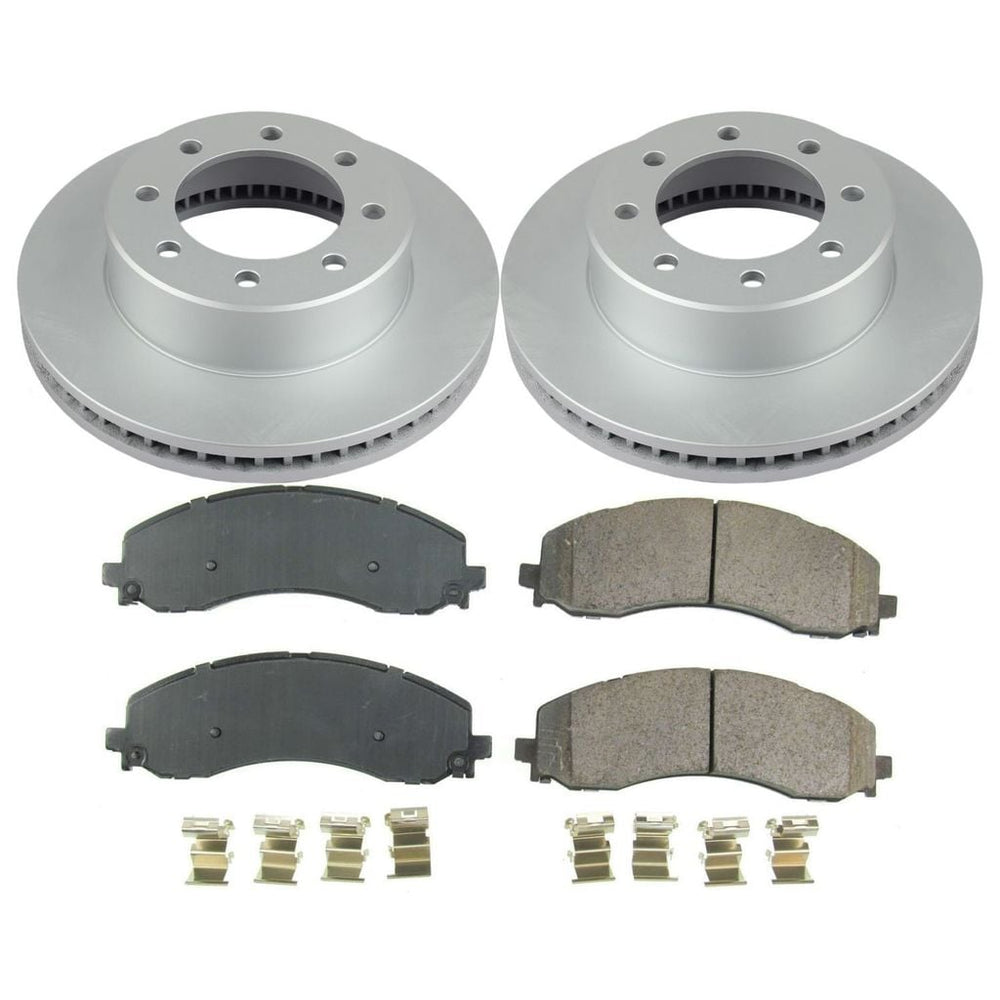 Power Stop 19-22 Ram 3500 Front & Rear Z17 Coated Brake Kit