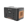 PORTABLE POWER ALL IN ONE SOLAR GENERATOR KIT INCLUDES POWERS TATION AND 100W SOLAR PANEL