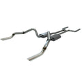 American Thunder Crossmember-Back Exhaust System Fits 1969 Chevrolet Camaro & Pontiac Firebird With V8 Engine 2.50 Inch Stainless Steel Aggressive To Moderate Sound Flowmaster