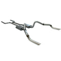 American Thunder Crossmember-Back Exhaust System Fits 1969 Chevrolet Camaro & Pontiac Firebird With V8 Engine 2.50 Inch Stainless Steel Aggressive To Moderate Sound Flowmaster