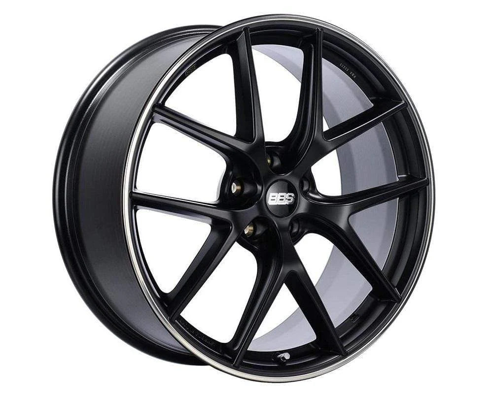BBS black auto part