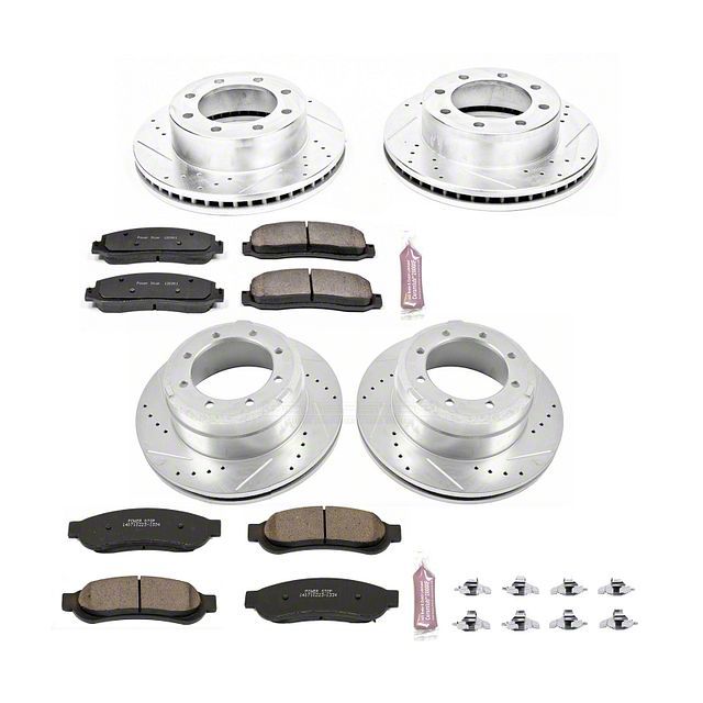 Power Stop 10-11 Ford F-350 Super Duty Front & Rear Z23 Evolution Brake Kit