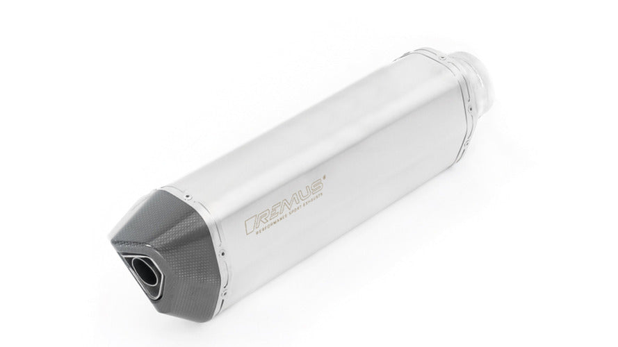 Remus 2019 BMW R 1250 RT Black Hawk Stainless Steel Slip On w/Connection Tube