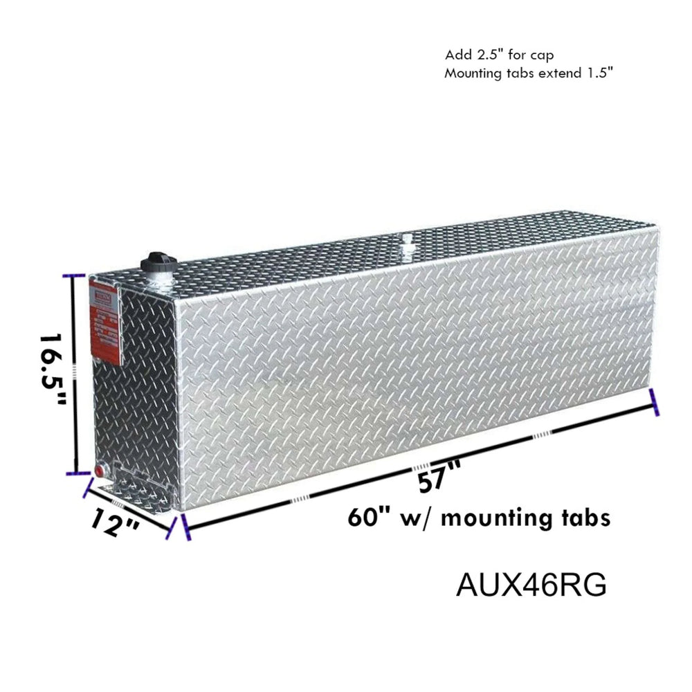 46 GAL RECTANGLE GAS AUXILIARY TANK