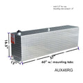 46 GAL RECTANGLE GAS AUXILIARY TANK