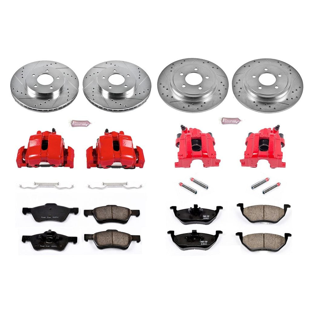 Power Stop 05-06 Ford Escape Front & Rear Z23 Evolution Sport Brake Kit w/Calipers