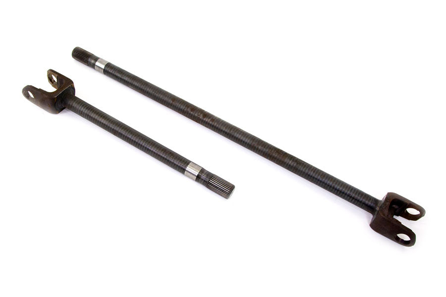~(26 lbs. 42X8X8)~ Axle Shaft Set Pro Rock 44 67.9 Width Inners Only RH and LH 30 Spline 4340 1350 Yoke LH=20.39 RH=35.42 2018-2020 JL Wrangler 2019-2020 JT Gladiator Rubicon Models