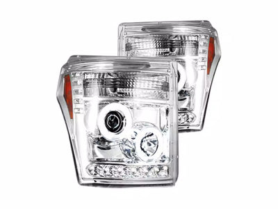 Recon Truck Accessories chrome headlights