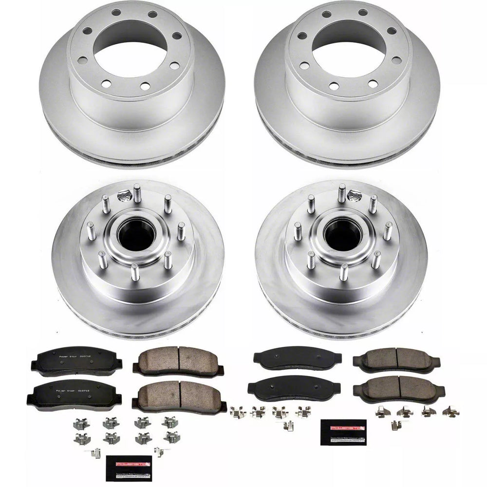 Power Stop 2010 Ford F-350 Super Duty Front & Rear Z17 Evolution Geomet Coated Brake Kit