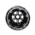 Wheel Splined 15x17 Blk Outer Beadlock 4in BS