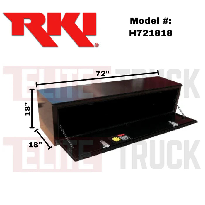 STEEL UNDERBODY 72X18X18 BLK