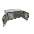 18X18X36 UNDERBODY ALUM TREAD PLATE BARN DOOR TOOLBOX THANDLE