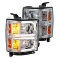 Recon Truck Accessories silver headlights