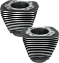 S&S Cycle 84-99 BT 3-1/2in Bore Cylinders - Wrinkle Black