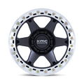 KM238 20X10 6X5.5 S-BLK MACH -48MM