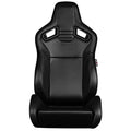 Braum Elite V2 Series Sport Seats - Black Houndstooth Cloth - BRR1-BHGS2