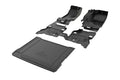 Armorlite 20-current Jeep Wrangler 4XE floor kit (front and rear flooring cargo mat) WITH subwoofer mesa smoke