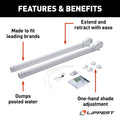 UNIVERSAL AWNING HARDWARE SOLERA POWER 12V 69 INCH INFINITE AM KIT WHITE