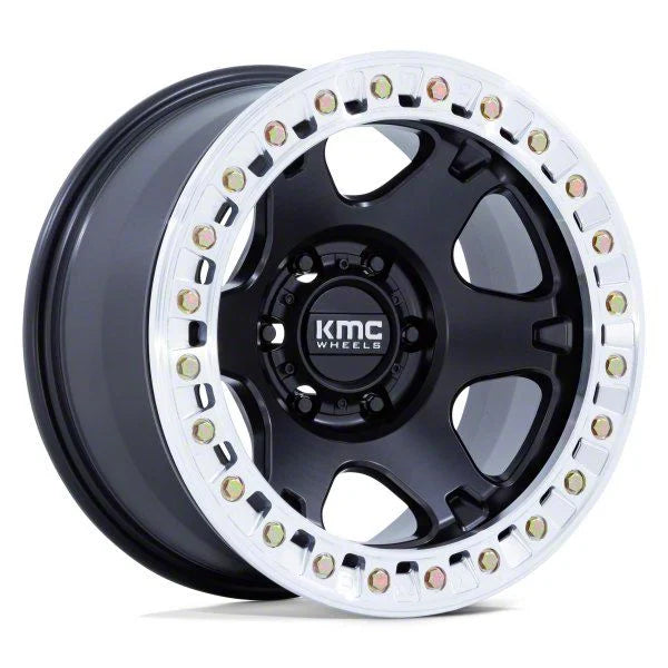 KM238 20X10 5X5.0 S-BLK MACH -48MM