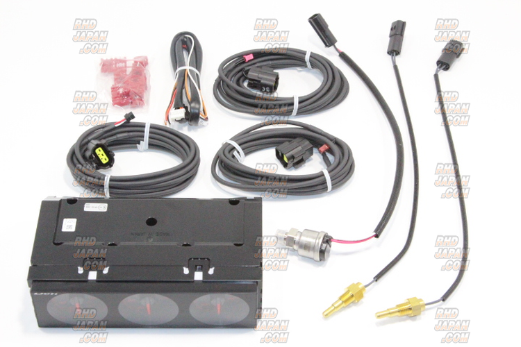Defi DF DIN GAUGE RH BLACK(D)-RED(I)-RED
