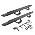 19C RANGER RB30 RUNNING BOARDS W/MTING BRACKETS 2 PAIRS DROP STEPS KIT TXTD BLA