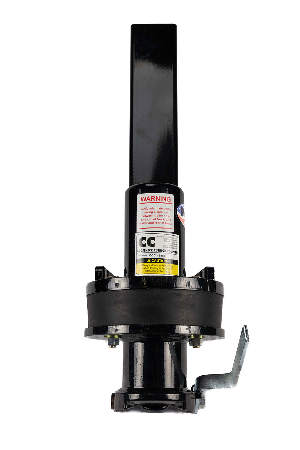 30000LB 9IN OFFSET 4IN SQUARE GOOSENECK CUSHION COUPLER