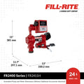 15 GPM 24V DC PUMP 3/4IN X 12FT HOSE 3/4IN MANUAL NOZZLE 5FT GROUND WIRE