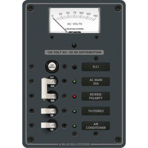 PANEL 120VAC 2POS W/ELCI MAIN 30A V