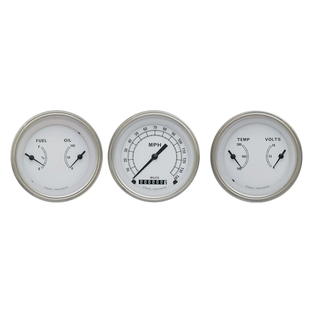 CLASSIC WHITE 3IN SPEEDO/2 DUALS-GM