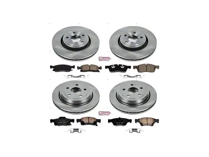 Power Stop 16-19 Jeep Grand Cherokee Autospecialty Kit w/ Calipers - Front and Rear