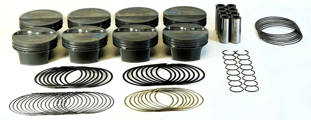 Mahle MS Chevrolet LS 378cid 4.075in Bore 3.622 Stroke 6.125 Rod 1.304 CH -12.0cc Piston Set of 8