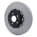 R1 Concepts Hi-Carbon Alloy GEOMET Coated Rotor - Drilled and Slotted Fits Mercedes-Benz C63
