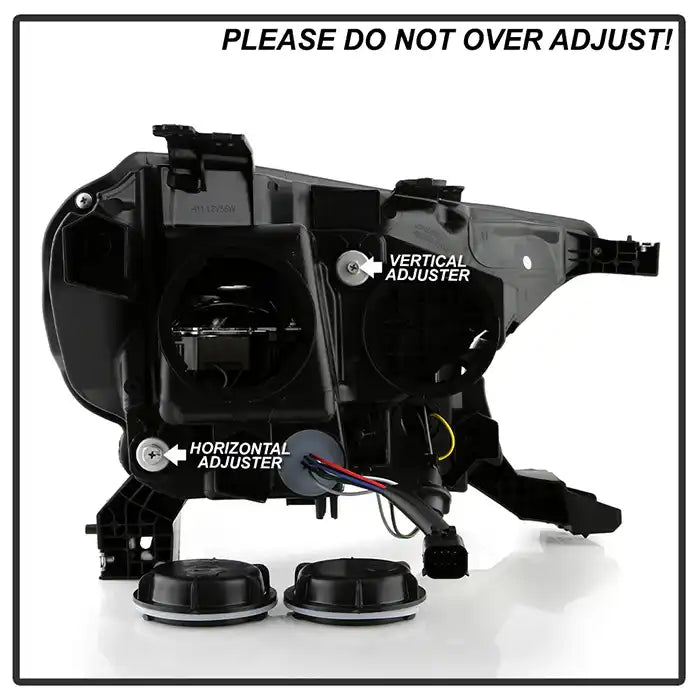 1922 RANGER HALOGEN ONLY FULL LED PROJECTOR HEADLIGHTS BLACK